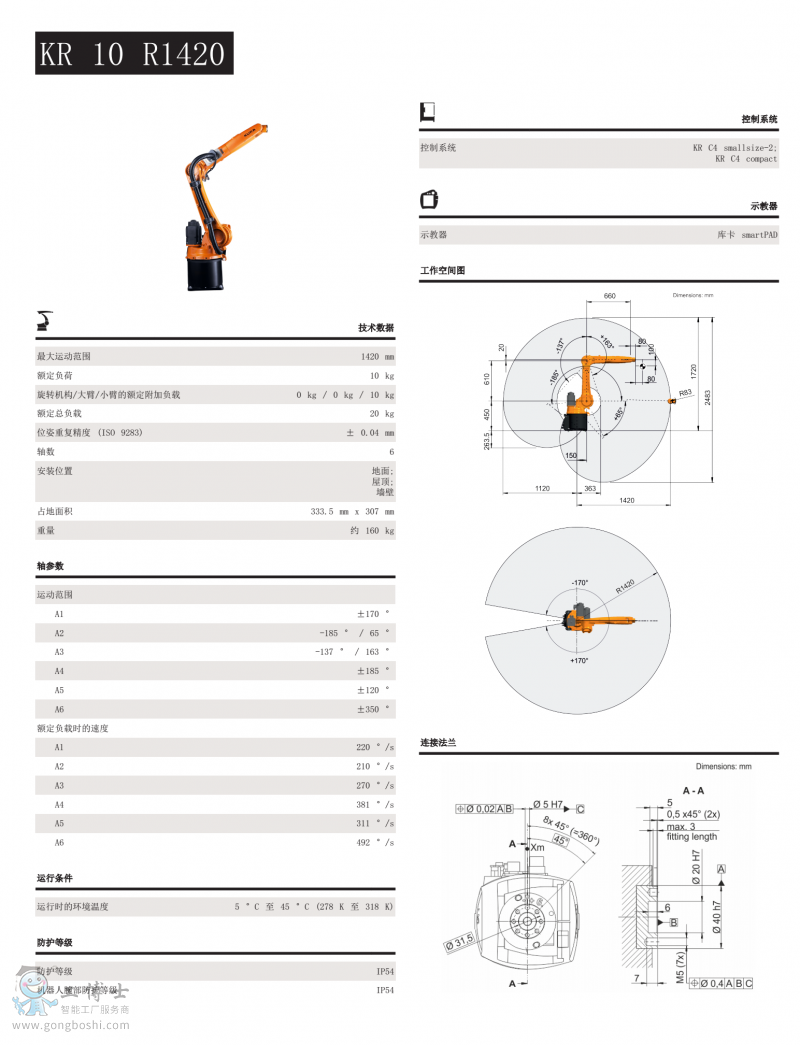 KUKA KR10 R1420